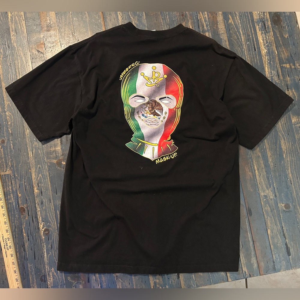 Mexican Pride T-Shirt‎ Size XLarge Tall Chicano Streetwear Heavyweight